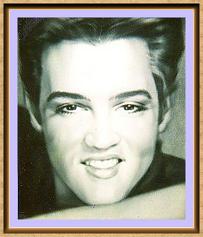 портрет черно белый с фотографии(Элвис Пресли,зубы,улыбка)